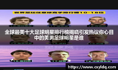 全球最美十大足球明星排行榜揭晓引发热议你心目中的美男足球明星是谁
